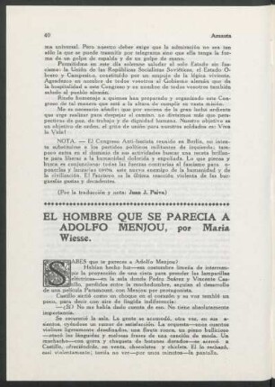 El hombre que se parecía a Adolfo Menjou