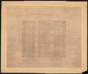 Schloss Posen, Posen Umbau: Deckenuntersicht EG 1:50
