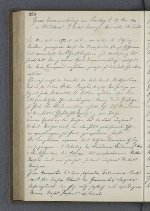 Grosse Versammlung am Freitag d. 19. Mai 1905