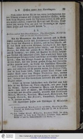 §3. Hessen unter den Karolingern.