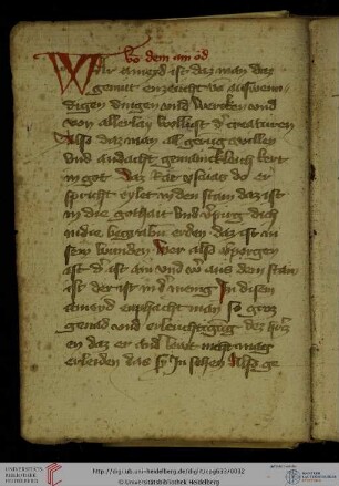 [Ps.-Albertus Magnus,] ‘Paradisus animæ’, dt. (Auszug)