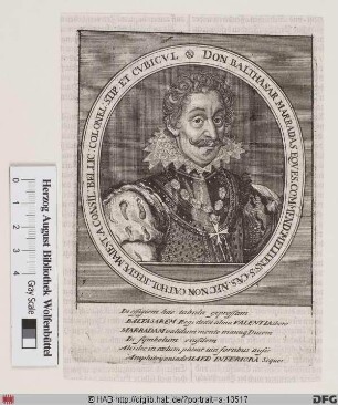 Bildnis Don Baltasar Marradas (Maradas) (1621 Reichsgraf)