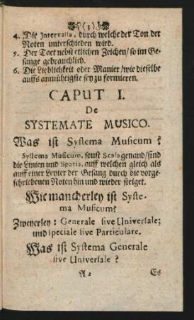 Caput I. De Systemate Musico.