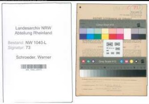 Entnazifizierung Werner Schroeder , geb. 29.11.1913 (Assessor)