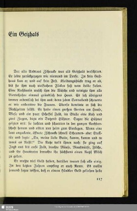 Ein Geizhals