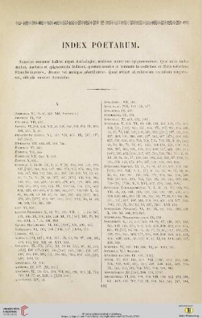 Index poetarum