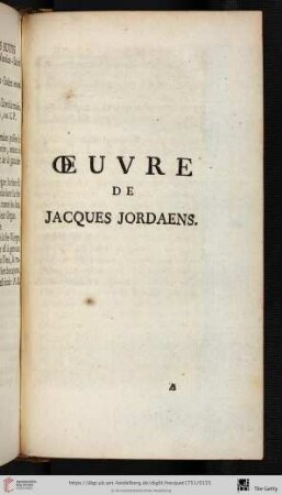 Œuvre de Jacques Jordaens