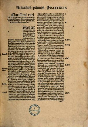 Questio[n]es Marsilij super quattuor libros sente[n]tia[rum], [2]. Clarissimi viri d[omi]ni Marsilii inguen: sup. tercio sententiaru[m] p. fundissima clarissimaq[ue] disputata ...