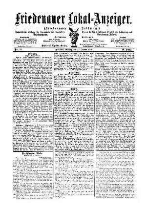 Nr. 21, 25.01.1909