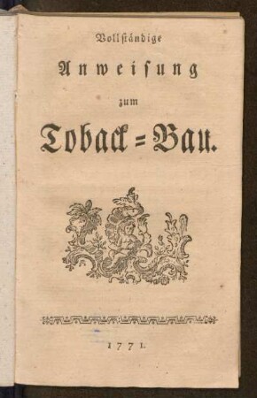 Vollständige Anweisung zum Toback-Bau