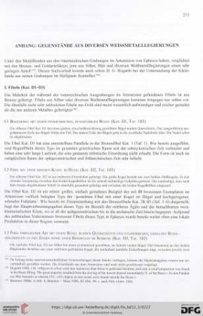 Anhang: Gegenstände aus diversen Weissmetalllegierungen