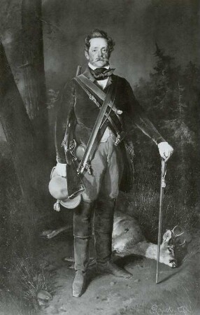 Ludwig Hermann von Wiedebach als Jäger