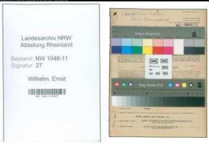 Entnazifizierung Ernst Wilhelm , geb. 22.02.1893 (Fabrikant)
