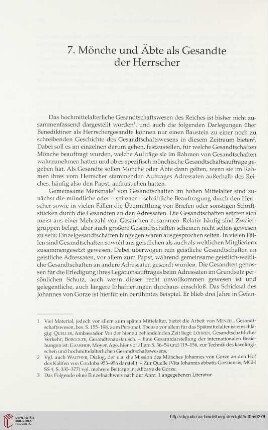 7. Mönche und Äbte als Gesandte der Herrscher