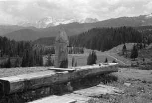 Brunnen auf der Winklmoosalm