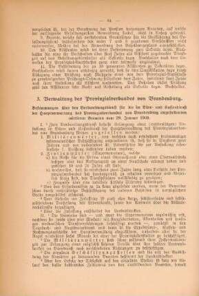 3. Verwaltung des Provinzialverbandes von Brandenburg