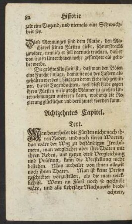 Achtzehntes Capitel.