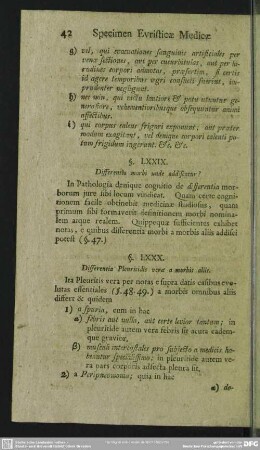 §. LXXX. Differentia Pleuritidis vera a morbis aliis
