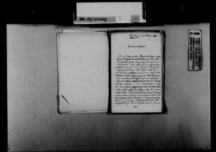 Schreiben von Rudolf von Freydorf, Karlsruhe, an August Lamey: Reform des Strafgesetzesbuches.
