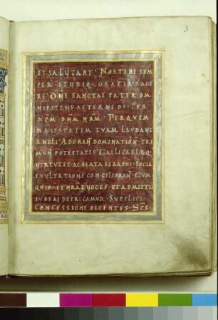 Guntbald-Sakramentar — Schriftzierseite, Folio fol. 3r