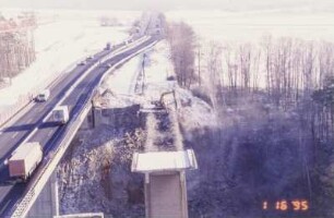 Podelsatzbrücke, Luftaufnahme