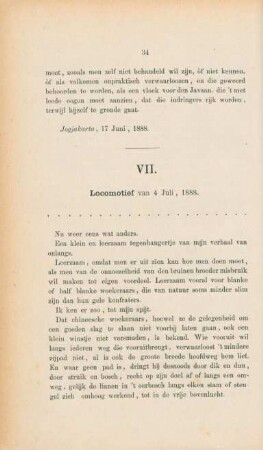 VII. Locomotief van 4 Juli, 1888