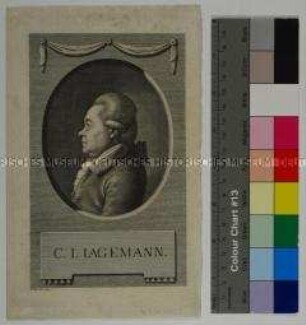 Porträt des Gelehrter, Bibliothekars und Hofrats Christian Joseph Jagemann