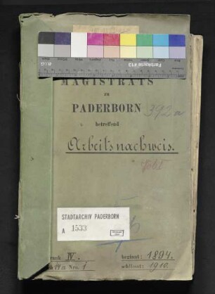 Arbeitsnachweis