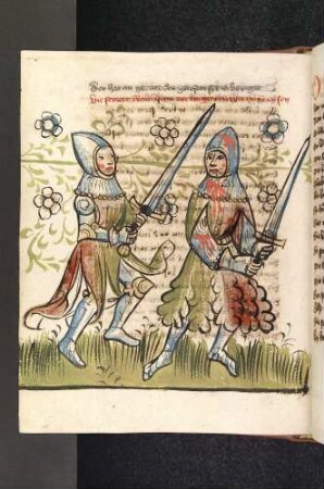 Zweikampf zwischen Walther von Kerlingen und Hartunc