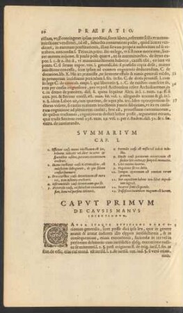 Caput Primum De Causis Manus Iniectionum.