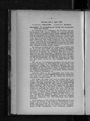 Sitzung vom 5. April 1932.