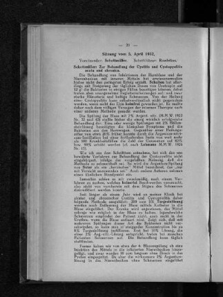 Sitzung vom 5. April 1932.