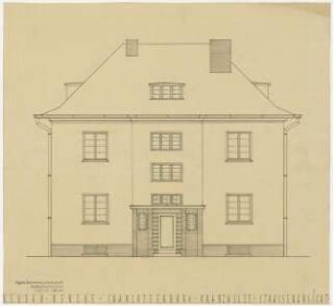 Wohnhaus Gertrud Beneke, Berlin-Westend: Vorderansicht