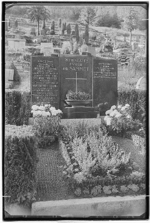 Königstein. Friedhof, Familiengrab Dr. Sammet