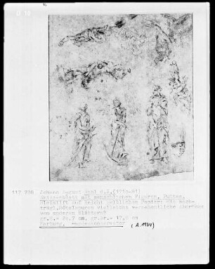 Menschliche Figuren und Putten