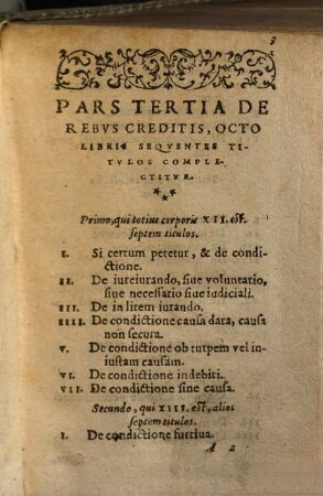 Digestorvm Sev Pandectarvm Libri quinquaginta : Ex Florentinis hac manuali forma fidelißime repraesentati .... 3, Qvae De Rebvs Creditis Est