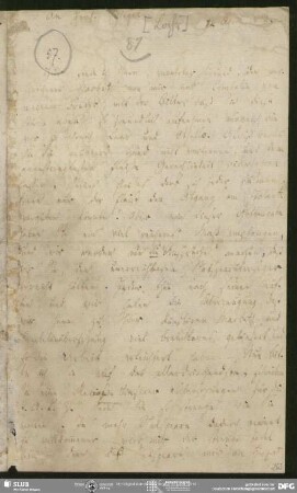 Eigenh. Brief von Heinrich Voß an August Wilhelm von Schlegel, Lahr, 12.04.1810