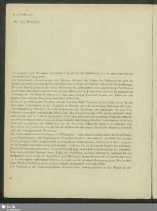 Die Bildhauer
