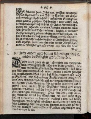 [Folget der Acten-mässige Bericht selbst.]
