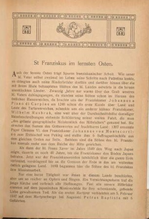 St. Franziskus im fernsten Osten.