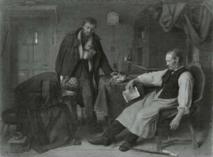Trauerbotschaft vom Schlachtfeld in Böhmen 1866