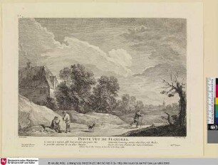 PETITE VUE DE FLANDRES. [Kleine Ansicht Flanderns.]