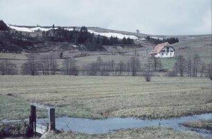 Schwarzwald. Landschaft bei Todtnau-Geschwend? mit Wohnhaus