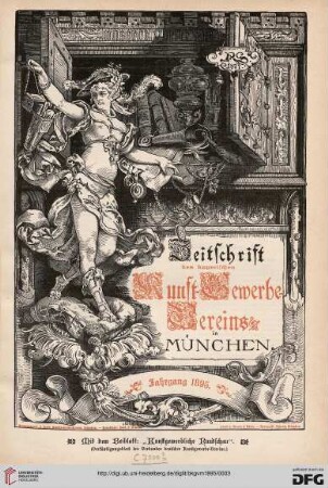 Zeitschrift des Bayerischen Kunstgewerbe-Vereins zu München: Monatshefte für d. gesammte dekorative Kunst