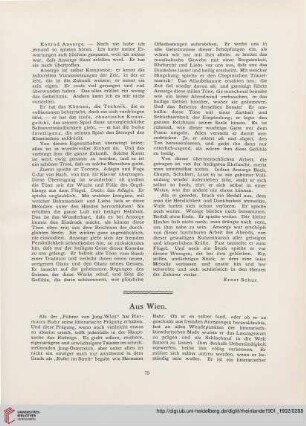 Aus Wien