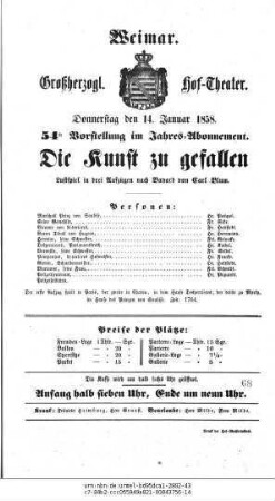 Die Kunst zu gefallen
