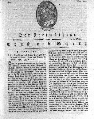 Nro. 212, Donnerstag den 24. Oktober
