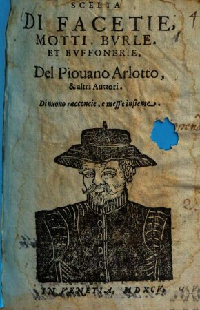 Scelta di facetie, motti, burle, et buffonerie