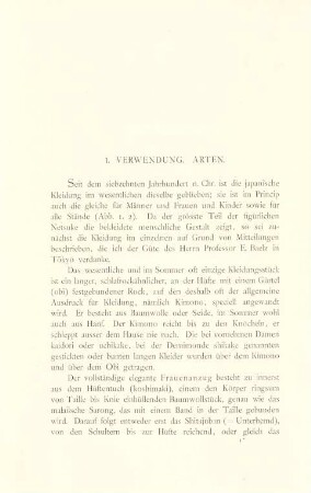 1. Verwendung. Arten