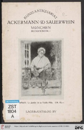 Nr. 15: Lager-Katalog